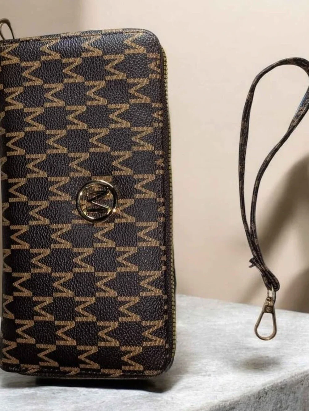 Women's Monogram Fashion Style Printed Fashionable Wallet